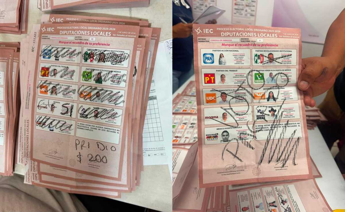 Observadores de Morena compartieron imágenes de los votos qu