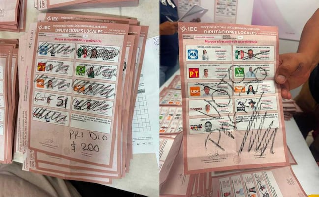 Morena denuncia presunta compra de votos en Coahuila por 200 pesos; "¡las boletas confirman el QRGate!", acusa
