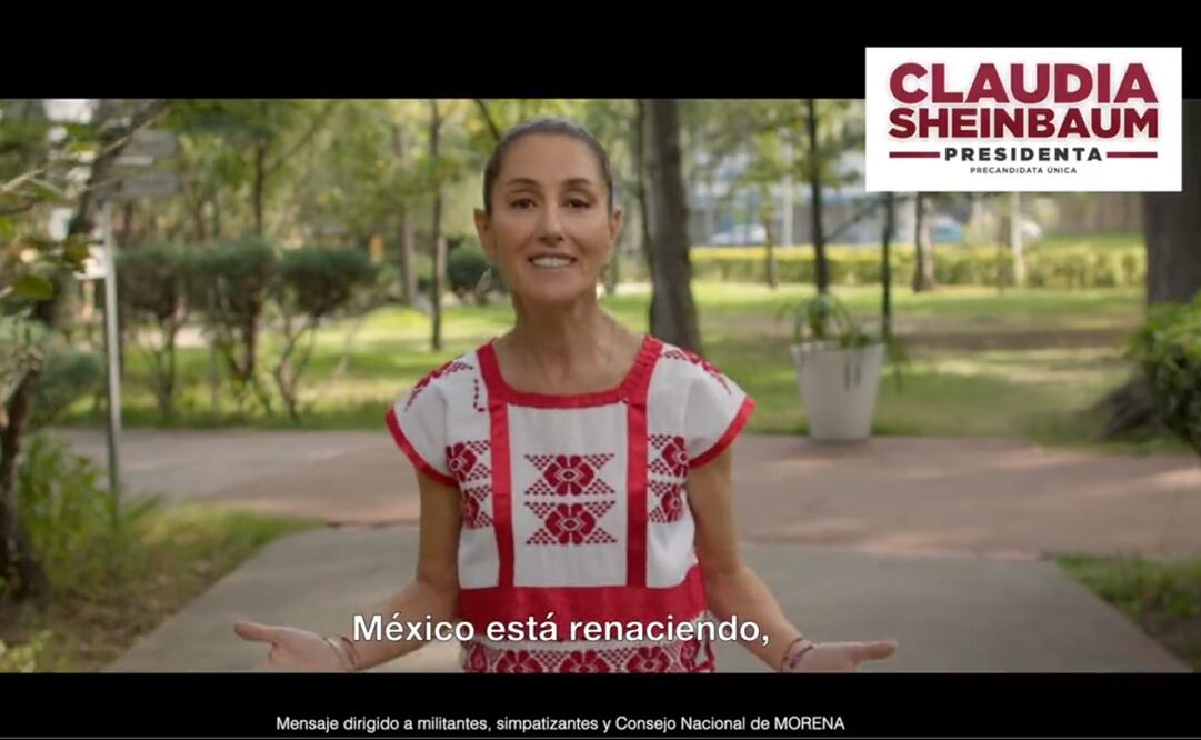 Sheinbaum arranca su precampaña a la Presidencia de la República este lunes en Boca del Río, Veracruz. Foto: captura de pantalla. Foto: captura de pantalla