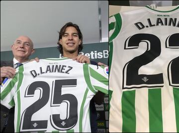 El curioso caso del dorsal de Lainez con el Betis