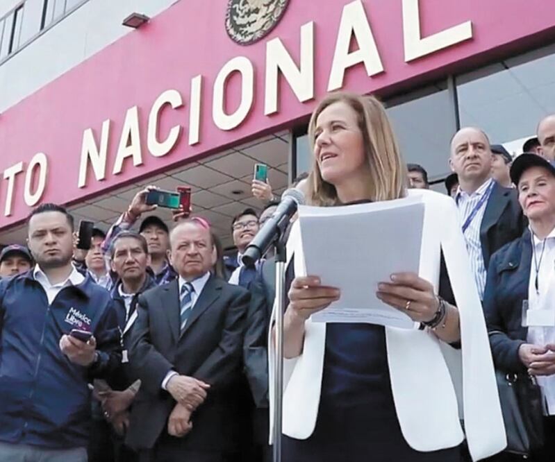 México Libre es la opción política responsable y valiente que el país necesita, aseguró su titular, Margarita Zavala. TOMADA DE VIDEO