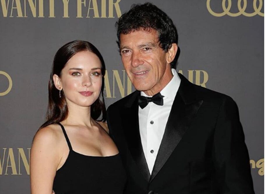 Stella del Carmen y Antonio Banderas. Foto: Captura Instagram