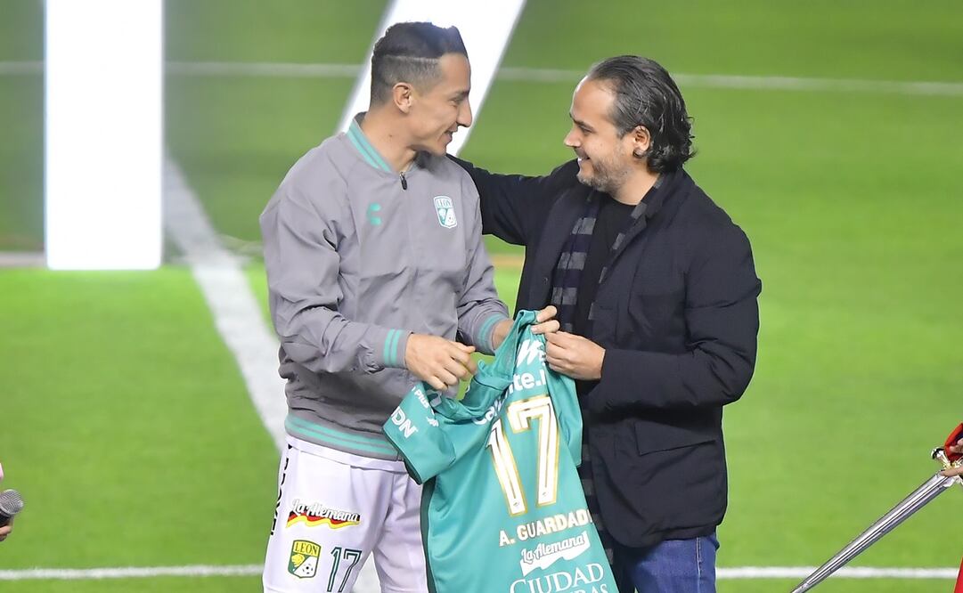 León presenta a Andrés Guardado como refuerzo para el Clausura 2024