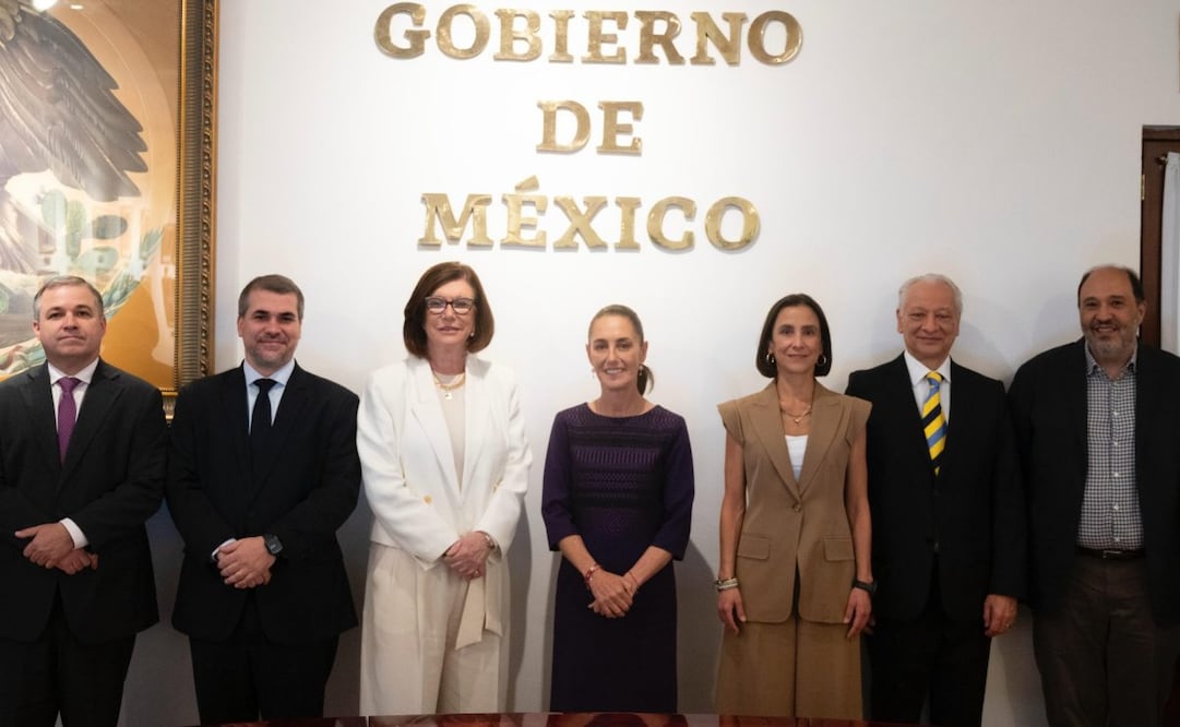 Reunión de la presidenta de México, Claudia Sheinbaum, con directivos de Petróleo Brasileiro (Petrobras). Foto: X @Claudiashein