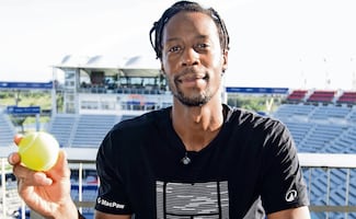 Así quiere Gaël Monfils que lo recuerden; se irá con la raqueta en alto