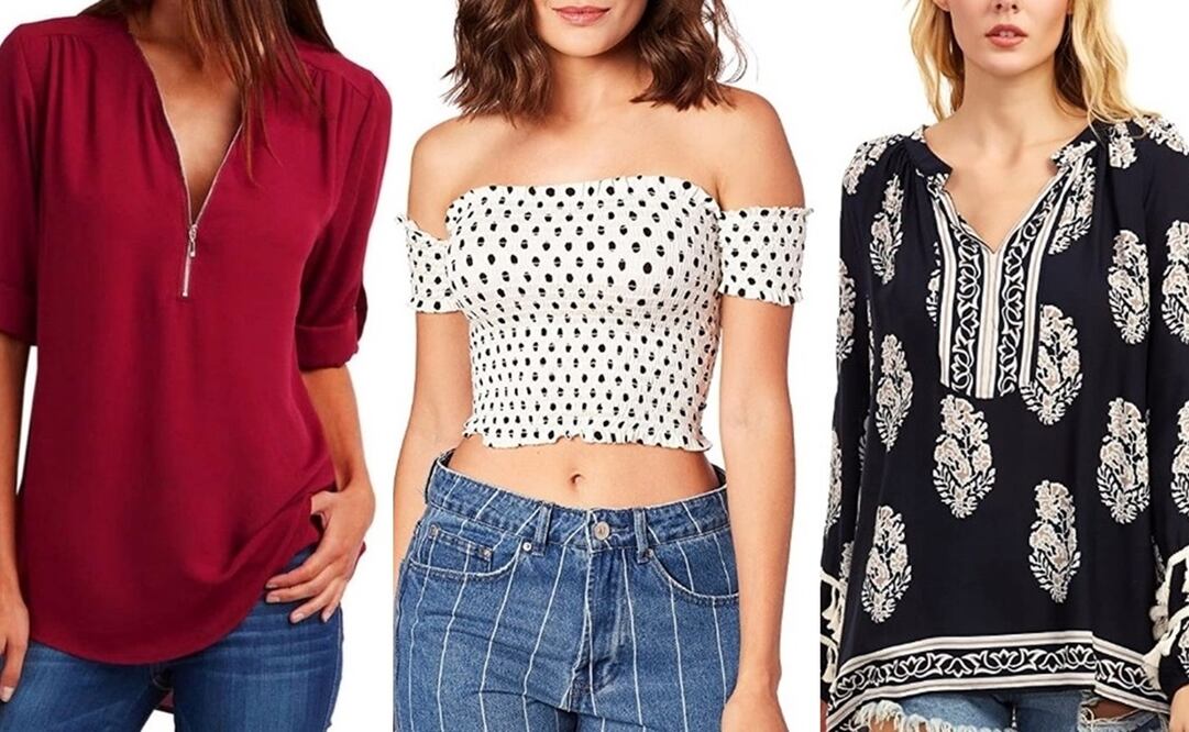 Agrega a tu guardarropa blusas frescas de diferentes estilos, desde clásicas hasta boho