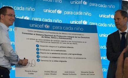 Anaya firma agenda de la Infancia y la Adolescencia 2019-2024 de UNICEF