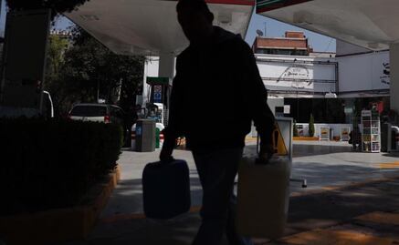 Detienen a presunto funcionario por robar gasolina; "le dio flojera hacer fila", dice