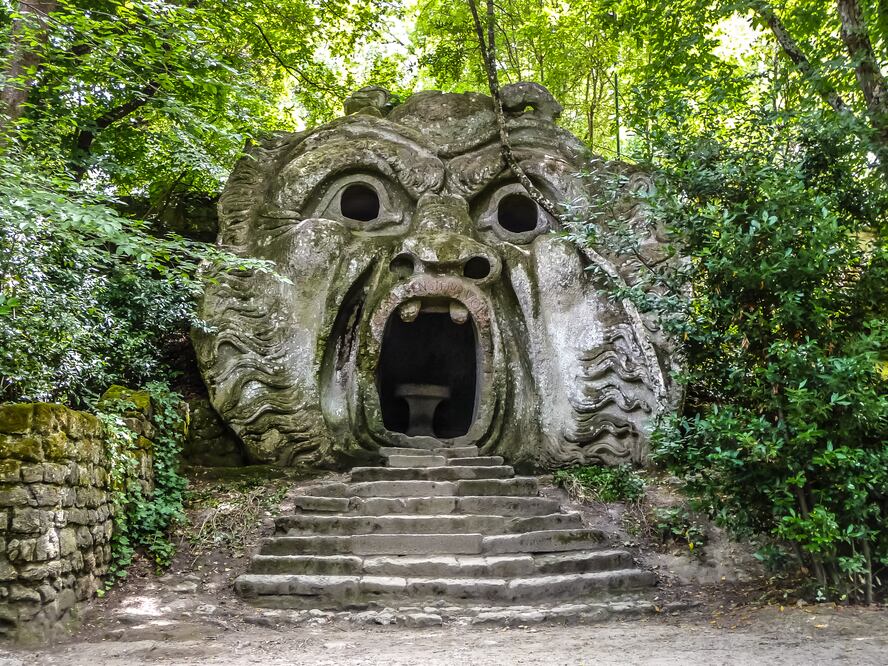 Parque de los Monstruos o Bosque Sagrado en Italia. (Foto: iStock)