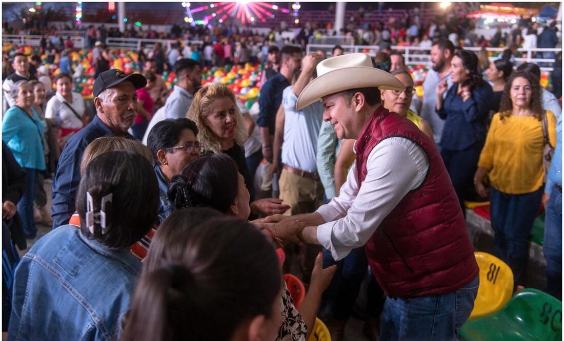 El gobernador Esteban Villegas Villarreal ( PRI) detalló que con la organización de los diversos eventos, se generaron 4 mil 400 empleos directos e indirectos. Foto: Especial