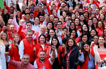 Alejandra Del Moral tiene su primera reunión con la militancia priísta del Edomex