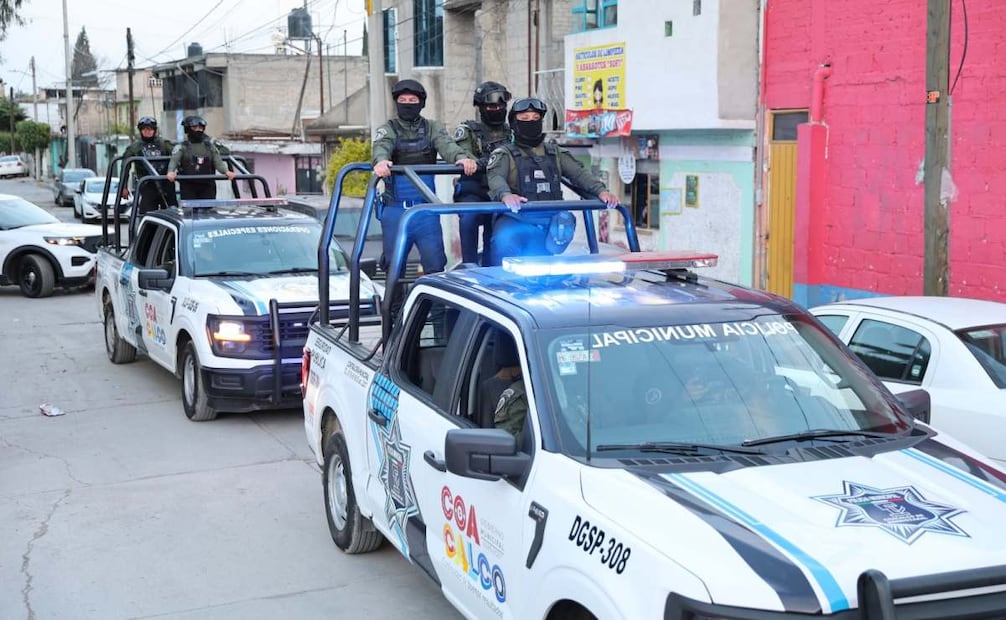 Implementan "Operativo Blindaje" en Ecatepec, Jaltenco y Coacalco; buscan combatir delitos de alto impacto.
Foto: Especial.