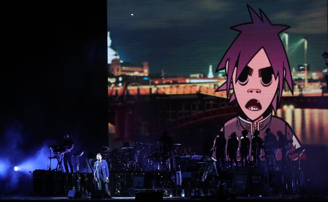 Gorillaz impresionó a sus seguidores en el Vive Latino. Foto: Ariel Ojeda / EL UNIVERSAL