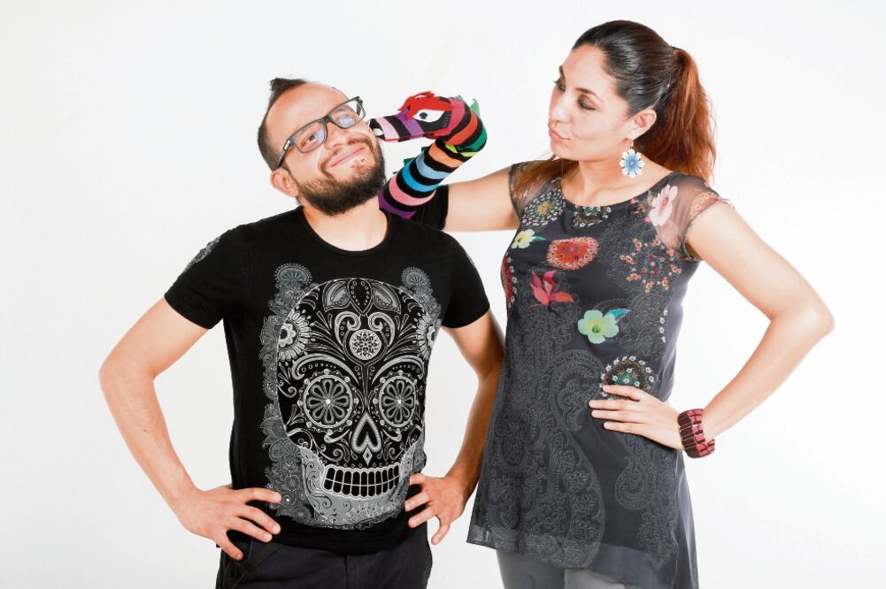 Diego y Cecilia Pérez hacen un espectáculo multidisciplinario. Foto: ADRIANA HERNÁNDEZ. EL UNIVERSAL