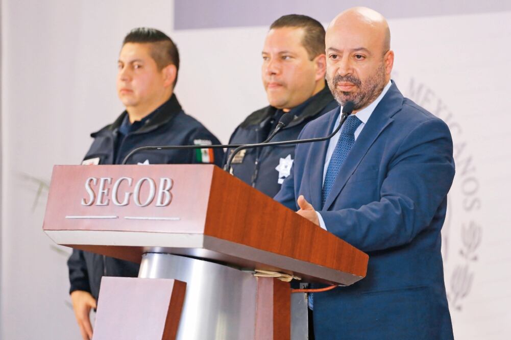 Renato Sales Heredia, titular de la Comisión Nacional de Seguridad, informó que se analiza el traslado de Alejandro Gutiérrez, ex secretario general del PRI, a un penal federal (BERENICE FREGOSO. EL UNIVERSAL)