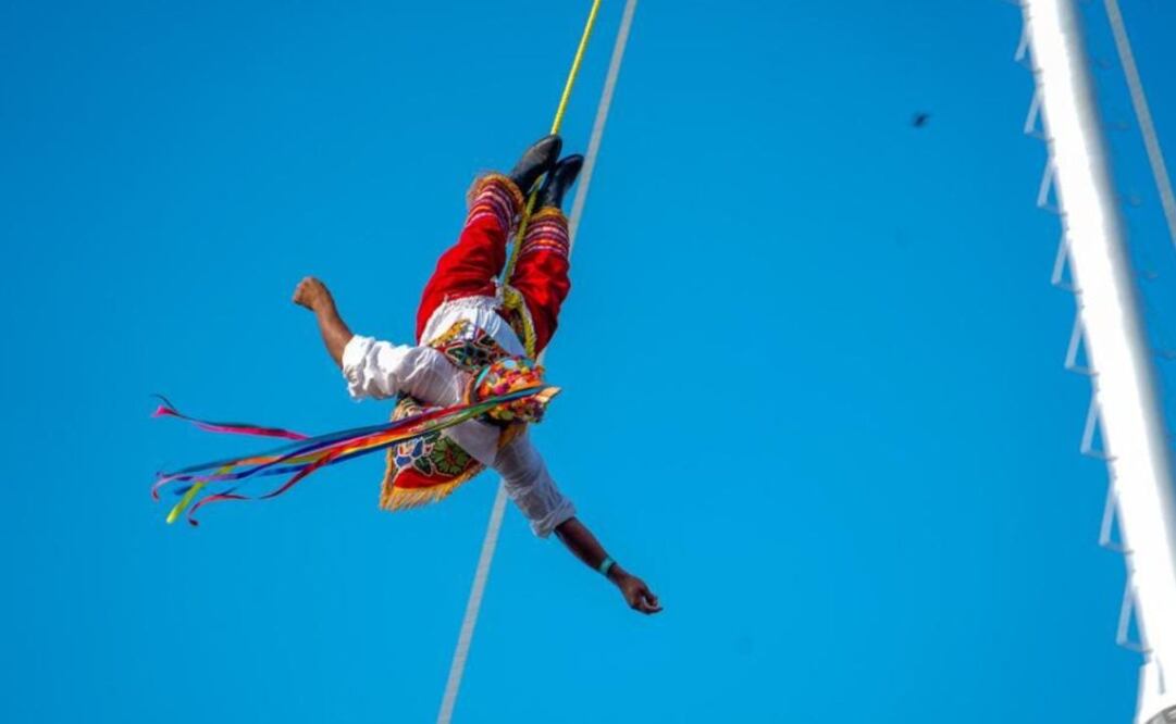 Hay una escuela para niños voladores que busca preservar la famosa danza ceremonial. Foto: cortesía Secretaría de Turismo y Cultura de Veracruz