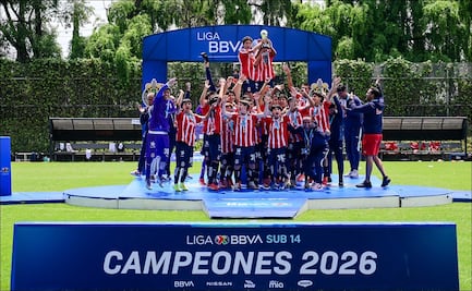 Chivas golea a Pachuca y se proclama campeón del Torneo Sub-14 de la Liga MX