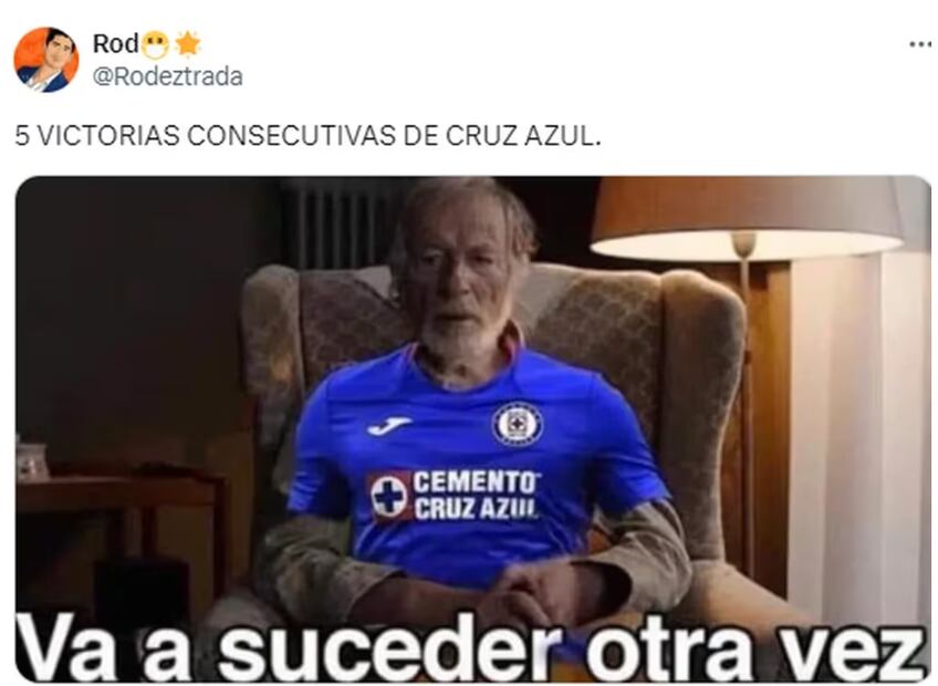 Los mejores memes del liderato de Cruz Azul