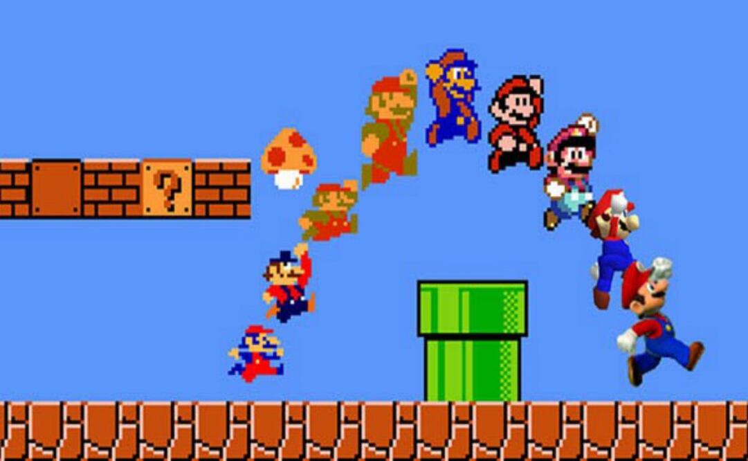 La primera edición de "Super Mario", lanzada en 1985 para el NES vendió 40 millones de unidades