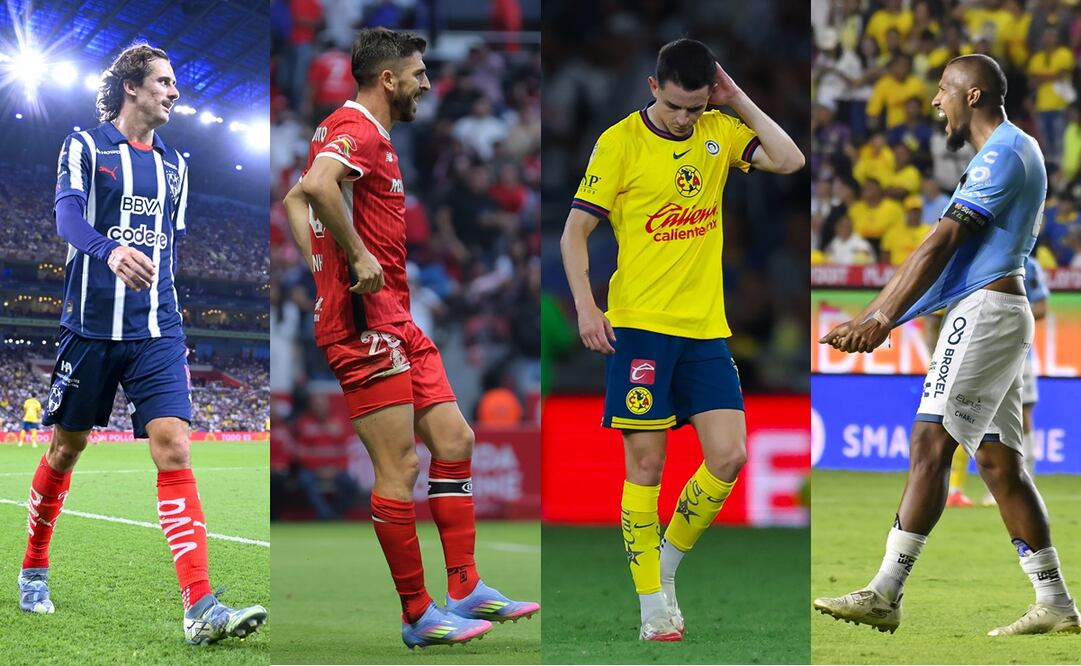 Monterrey, Toluca, América y Pachuca en la fase regular del Clausura 2025 - Fotos: Imago7