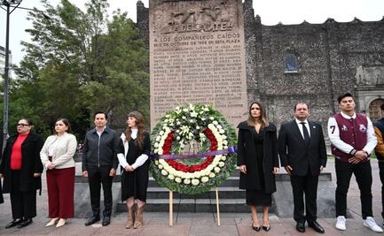 Alessandra Rojo de la Vega encabeza homenaje del 2 de octubre en Tlatelolco
