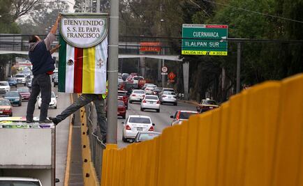 Cierran carriles de Churubusco por visita papal