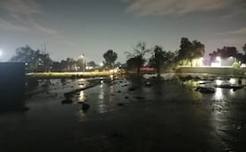 Lluvia de la noche del sábado provoca desbordamiento en río Papalotla en Edomex; reportan afectación en vivienda