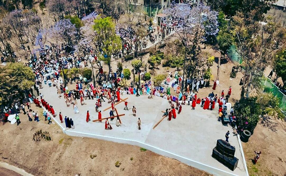 Perímetro de viacrucis y procesiones. Foto: Especial