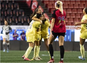 VIDEO: Andrea Pereira hace golazo en su debut con América; las Águilas golearon