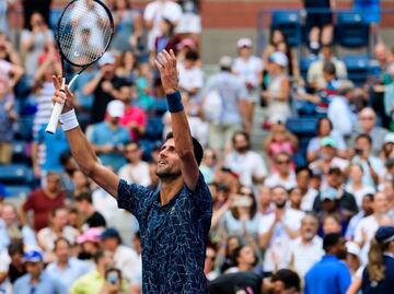 Novak Djokovic derrota a Joao Sousa en el US Open