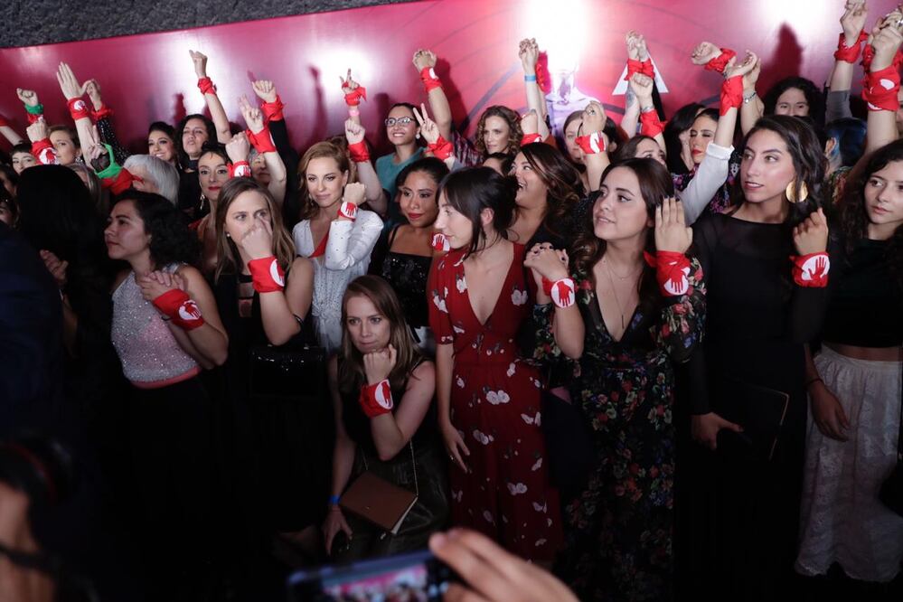 Yalitza Aparicio, Marina de Tavira y  Karla Souza. Foto: Ivan Stephens
