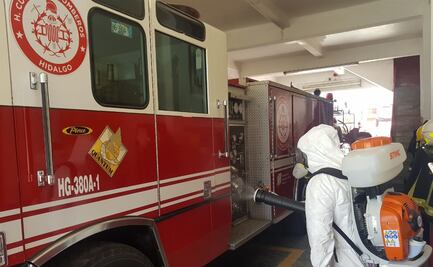 Dos bomberos de Pachuca dan positivo a Covid-19; 20 están en cuarentena