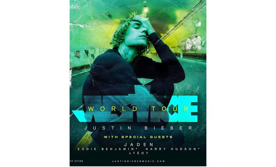 Justin Bieber traerá su "Justice World Tour" al País. Foto: Instagram