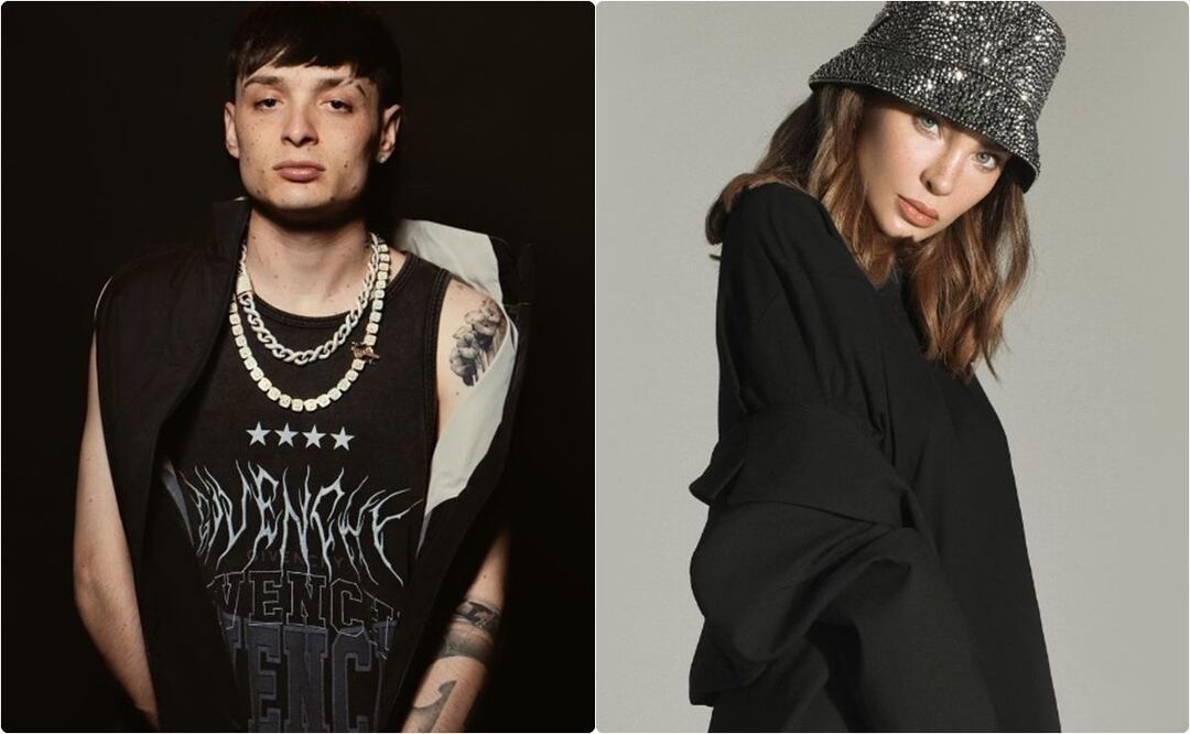 Belinda no descarta una colaboración a futuro con Peso Pluma. / Foto: Tomadas de Twitter e Instagram.