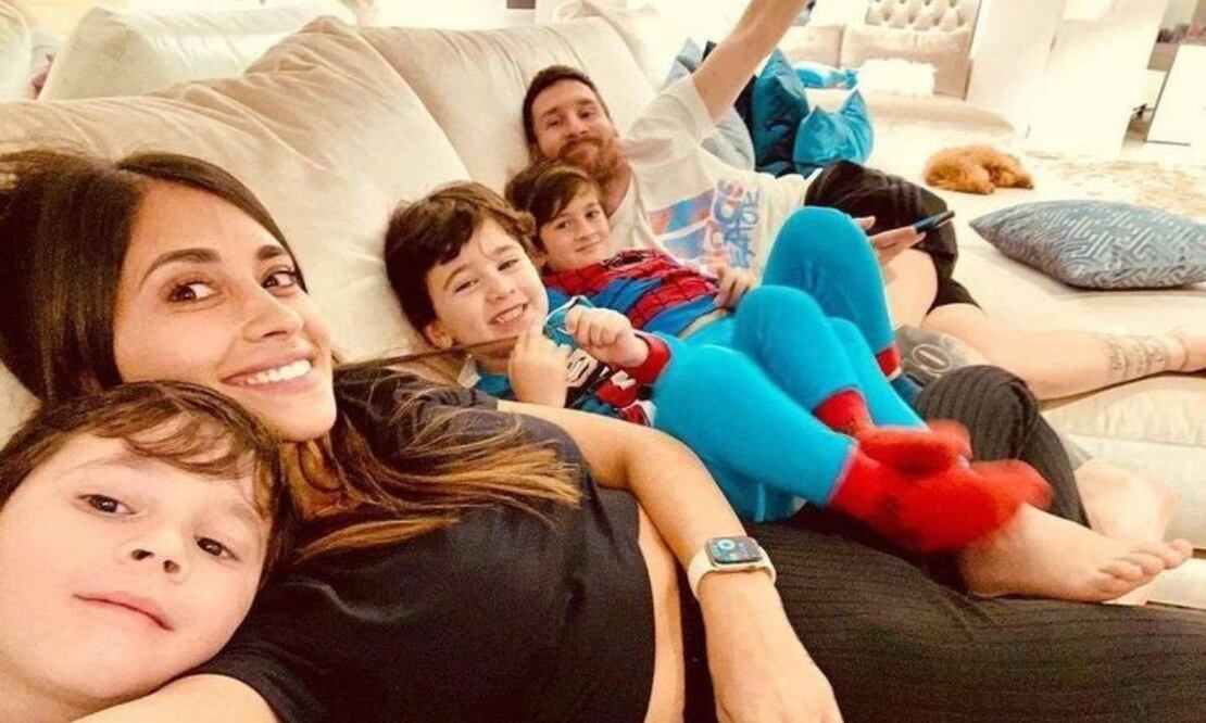 Lionel Messi y Antonella Rocuzzo. Fuente: Instagram @leoiimessi