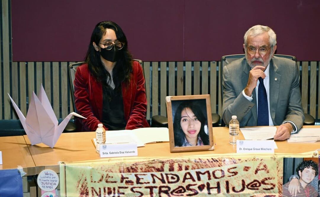 Rector de la UNAM, Enrique Graue Wiechers en informe sobre desaparición de estudiante de la Facultad de Filosofía y Letras. Foto: Especial
