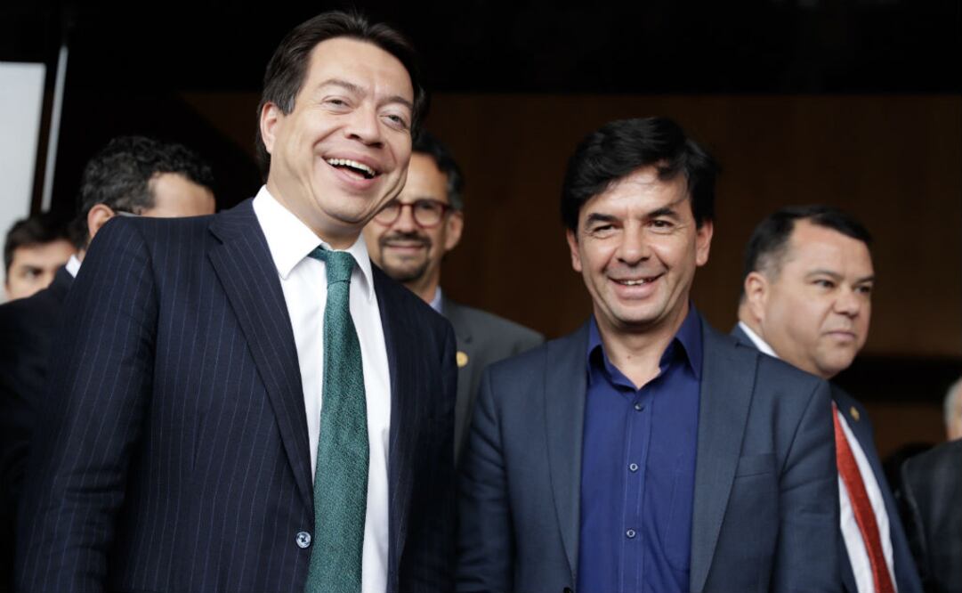 “Esto es un acto de voluntad política, de promover la democracia, sin imposiciones, sin líneas, no hay ninguna línea, los diputados que quieran colaborar lo van a hacer...", dijo Jesús Ramírez. FOTO: IVÁN STEPHENS / EL UNIVERSAL