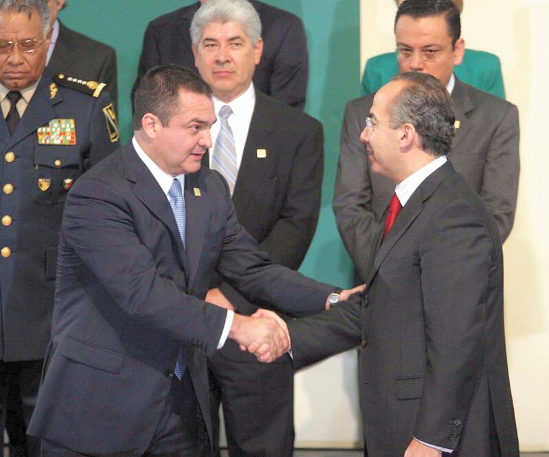 Genaro García Luna, secretario de Seguridad Pública durante el sexenio de Felipe Calderón, fue pieza clave en la guerra contra el narcotráfico. ARCHIVO EL UNIVERSAL