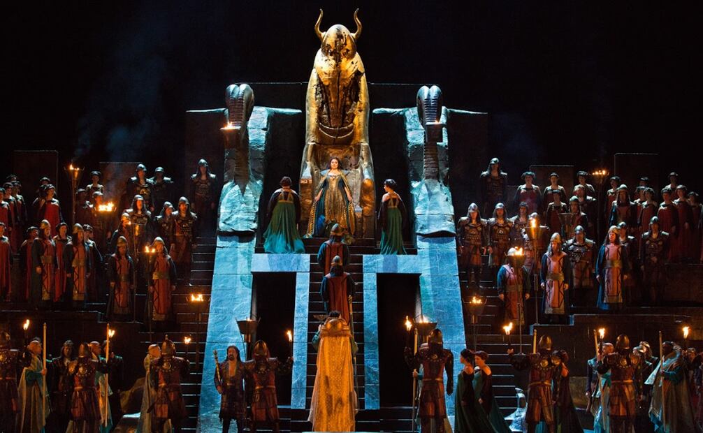 Aspectos de "Nabucco". Foto: Marty Sohl. Met Opera.