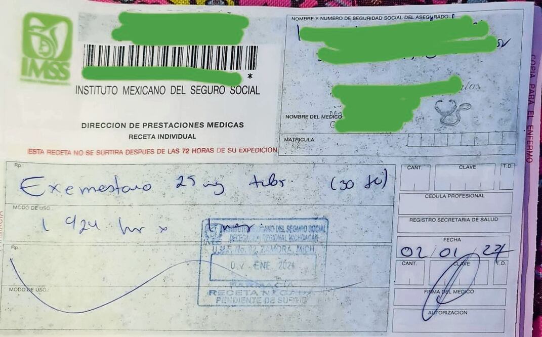 La receta de Irma fue expedida el 2 de enero, pero pudo conseguir el medicamento hasta el día 8. Foto: Archivo / EL UNIVERSAL