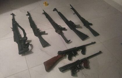 Aseguran armas y narcóticos en inmueble de Cd. Juárez