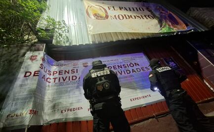 Operativo “La Noche es de Todos” deja clausuras y suspensiones en CDMX del 12 al 14 de marzo; tres personas fueron remitidas al MP