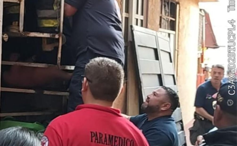 Tres personas están hospitalizadas por intoxicación de gas (31/12/2025). Foto: Especial