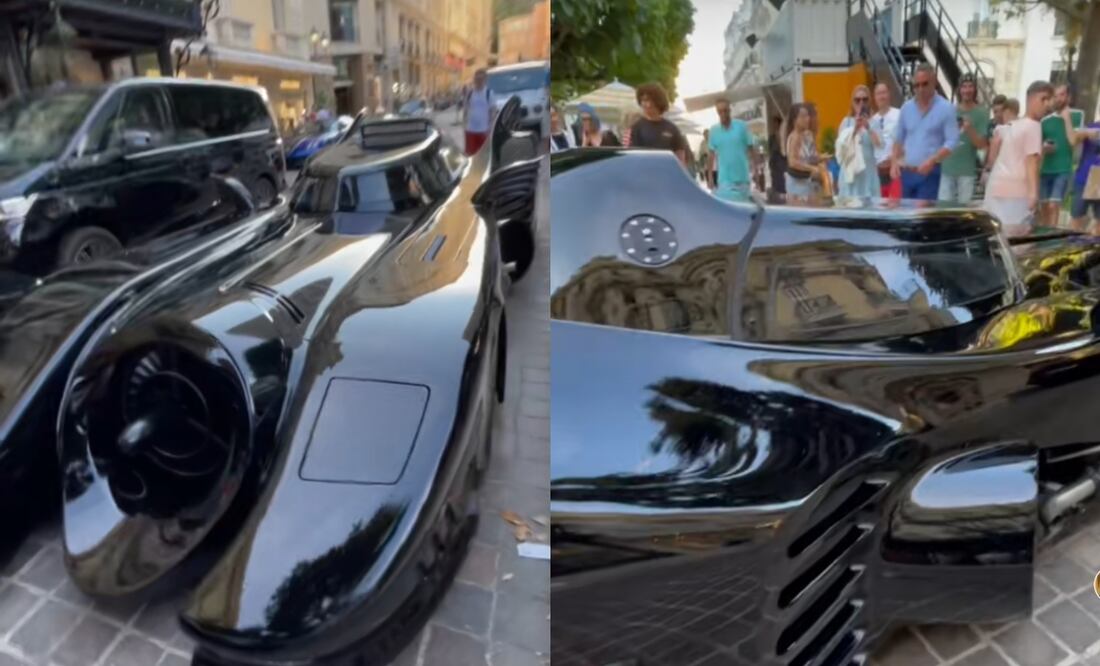 El imponente automóvil causó asombro entre mucha gente. Imagen: TikTok @oscarmadrazo