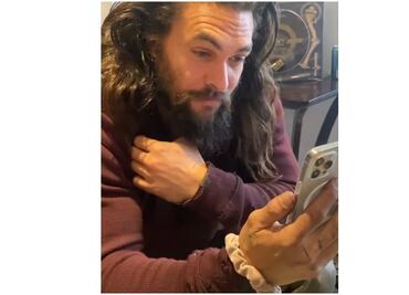 La conmovedora videollamada de Jason Momoa a un niño que lucha contra el cáncer