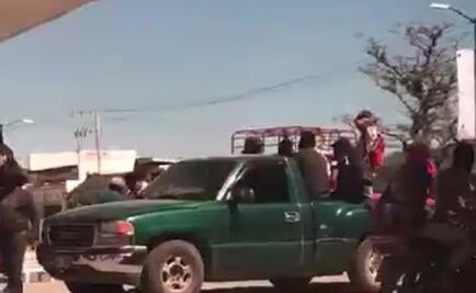 Exigen precio justo de gasolina en Frontera Comalapa