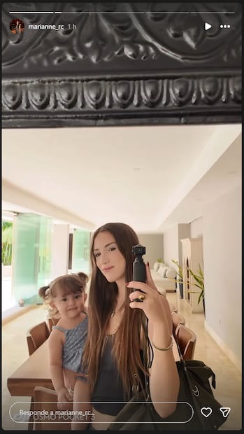 Nueva actualización de Gonzaga junto con su hija. Foto: Instagram @marianne_rc