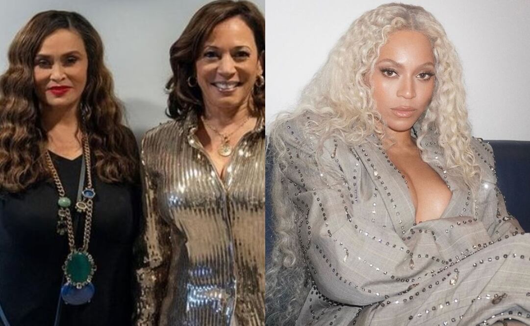 Tina Knowles, madre de Beyoncé y la política Kamala Harris. Foto: Instagram oficial.