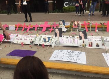 Colectivos de mujeres exigen justicia por feminicidio de Josseline en Coacalco