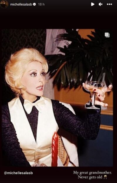Foto inédita de la actriz Silvia Pinal. Foto: Instagram oficial de Michelle Salas.